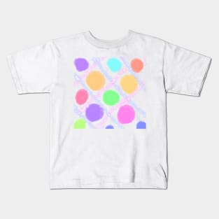 Colorful watercolor abstract art design Kids T-Shirt